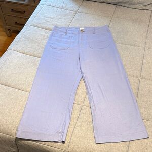 Maeve Cropped Wide-Leg Pants